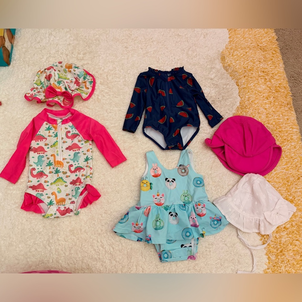 Infant baby girl swim bundle
